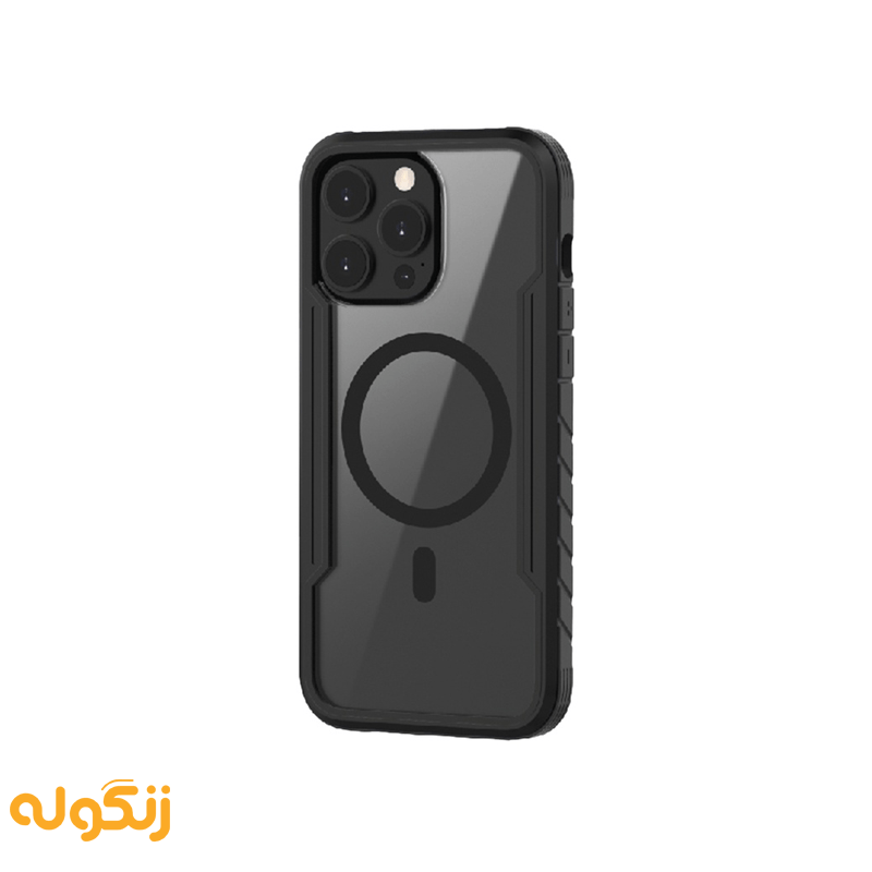 کاور مگ‌سیف گرین لاین مدل Defender مناسب برای گوشی آیفون 15 پرو - زنگوله
