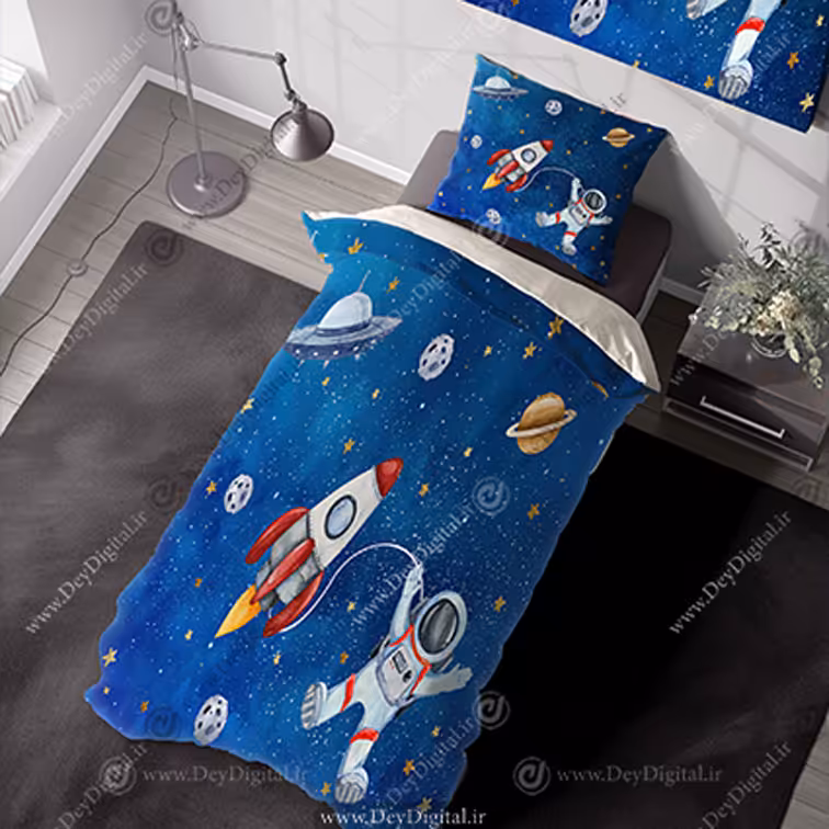 روتختی پسرانه طرح فضاپیما و فضانورد در کهکشان PK-5425