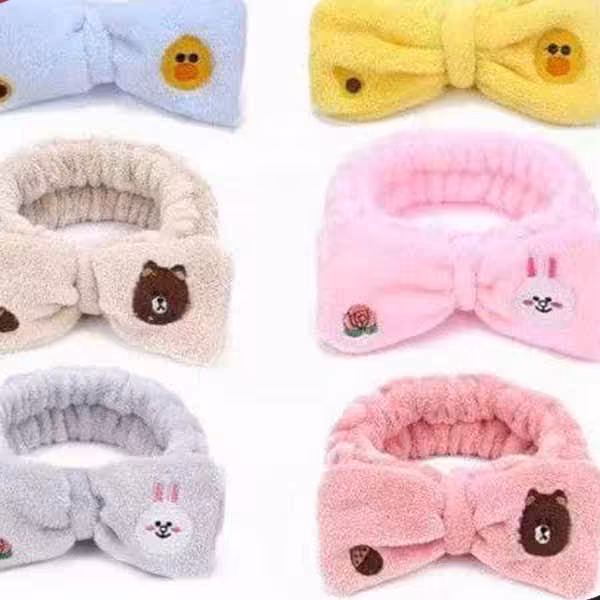 هدبندمدل پاپیون میشا قابل شستشو دارای کش مقاوم مناسب هدیه دادن وکادو