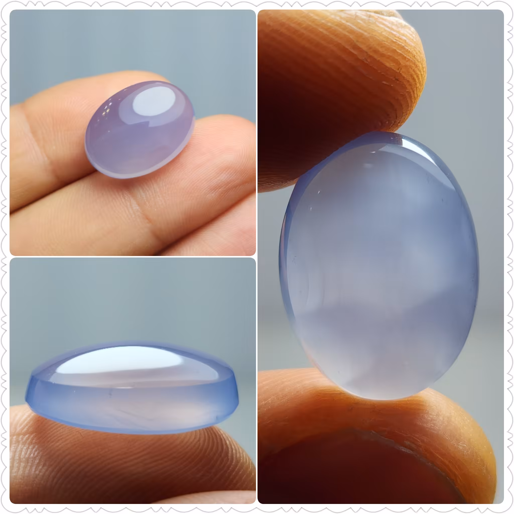 نگین عقیق کبود اصیل یمنی 