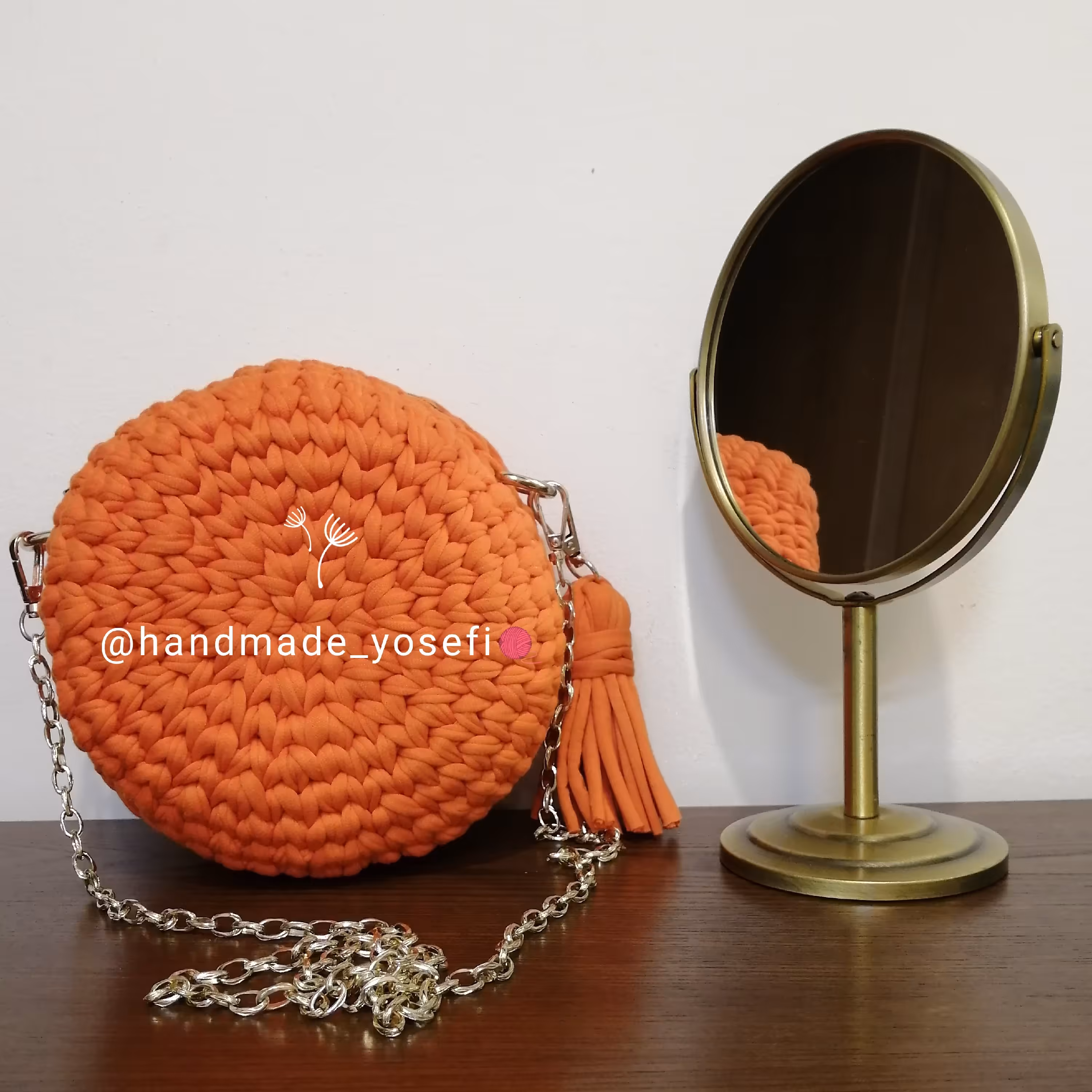 کیف بافتنی تریکو دستبافت یوسفی