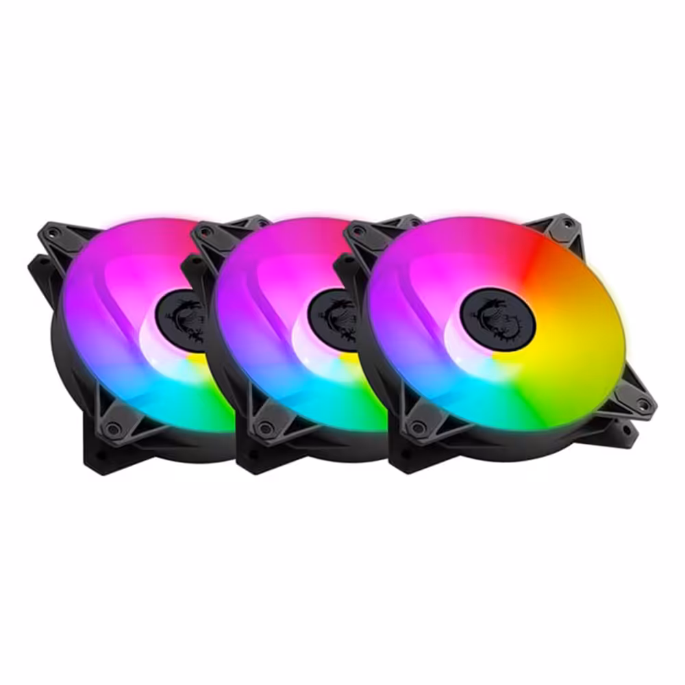 فن کیس ام اس آی مدل MPG F120 ARGB-3B بسته 3 عددی