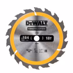 تیغ اره فارسی بر دیوالت  مدل DT1938                     سایز 184 میلی متر
