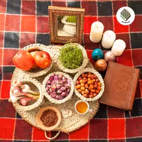 سفره حصیری گرد  نیم متری (قطر 50 سانتی متر)