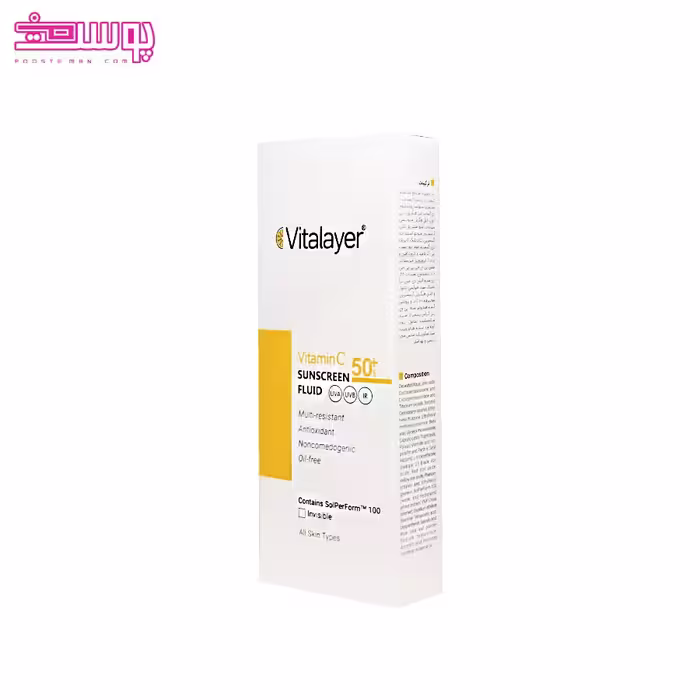 فلوئید ضد آفتاب ویتامین سی ویتالیر SPF 50 حجم 50ml