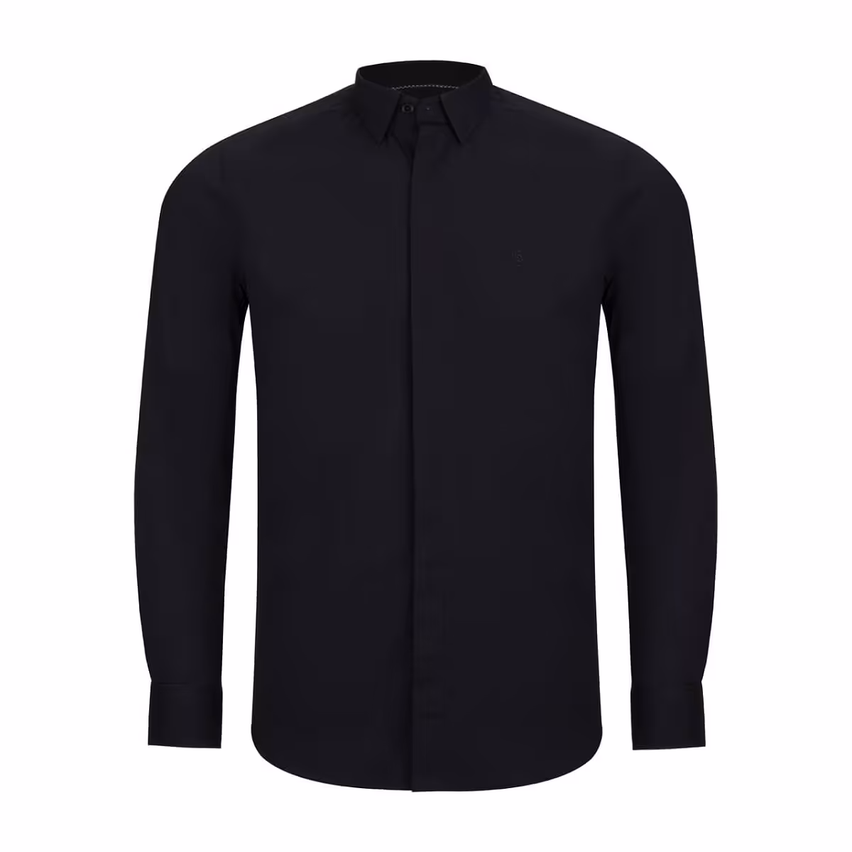 پیراهن آستین بلند یقه دار