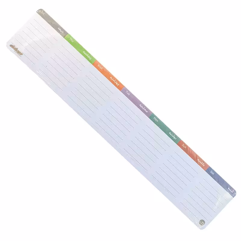 نوت پد هفتگی طرح هفت رنگ دات نوت