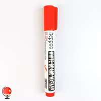 ماژیک وایت برد هیپو سرتخت رنگ قرمز کد 2882