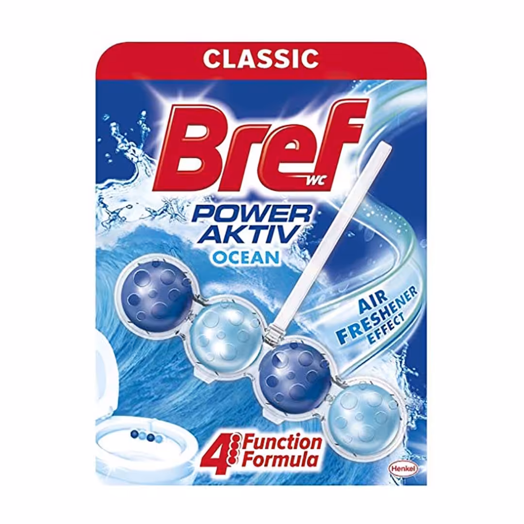 خوشبو کننده توپی برف برای توالت فرنگی تکی با رایحه اقیانوسی Bref | فروشگاه ارس ترک