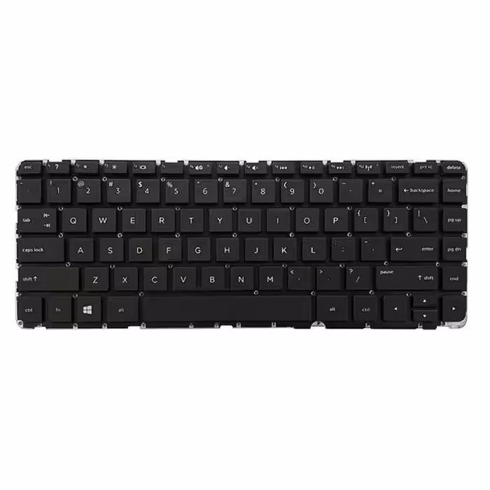 کیبورد لپ تاپ اچ پی مدل HP Pavilion 14-N مشکی اینتر کوچک بدون فریم