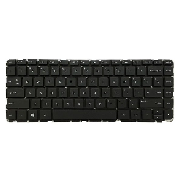 کیبورد لپ تاپ اچ پی مدل HP Pavilion 14-N مشکی اینتر کوچک بدون فریم