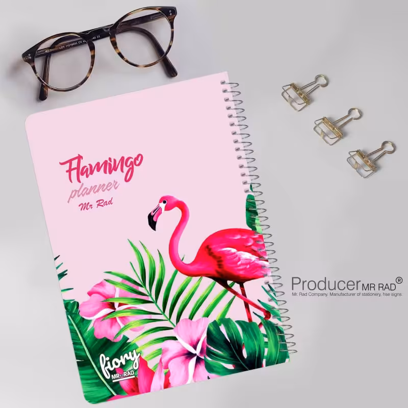 دفتر برنامه ریزی روزانه طرح فلامینگو | مستر راد کد 06