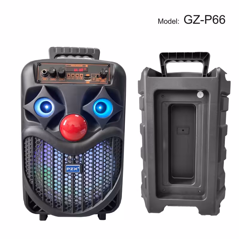 اسپیکر بلوتوثی قابل حمل مدل P66 ( کنترل دار + میکروفون) ارسال رایگان 