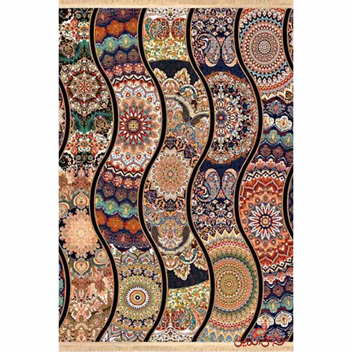 فرش ماشینی کلاریس کلکسیون چهل تیکه کد 100515