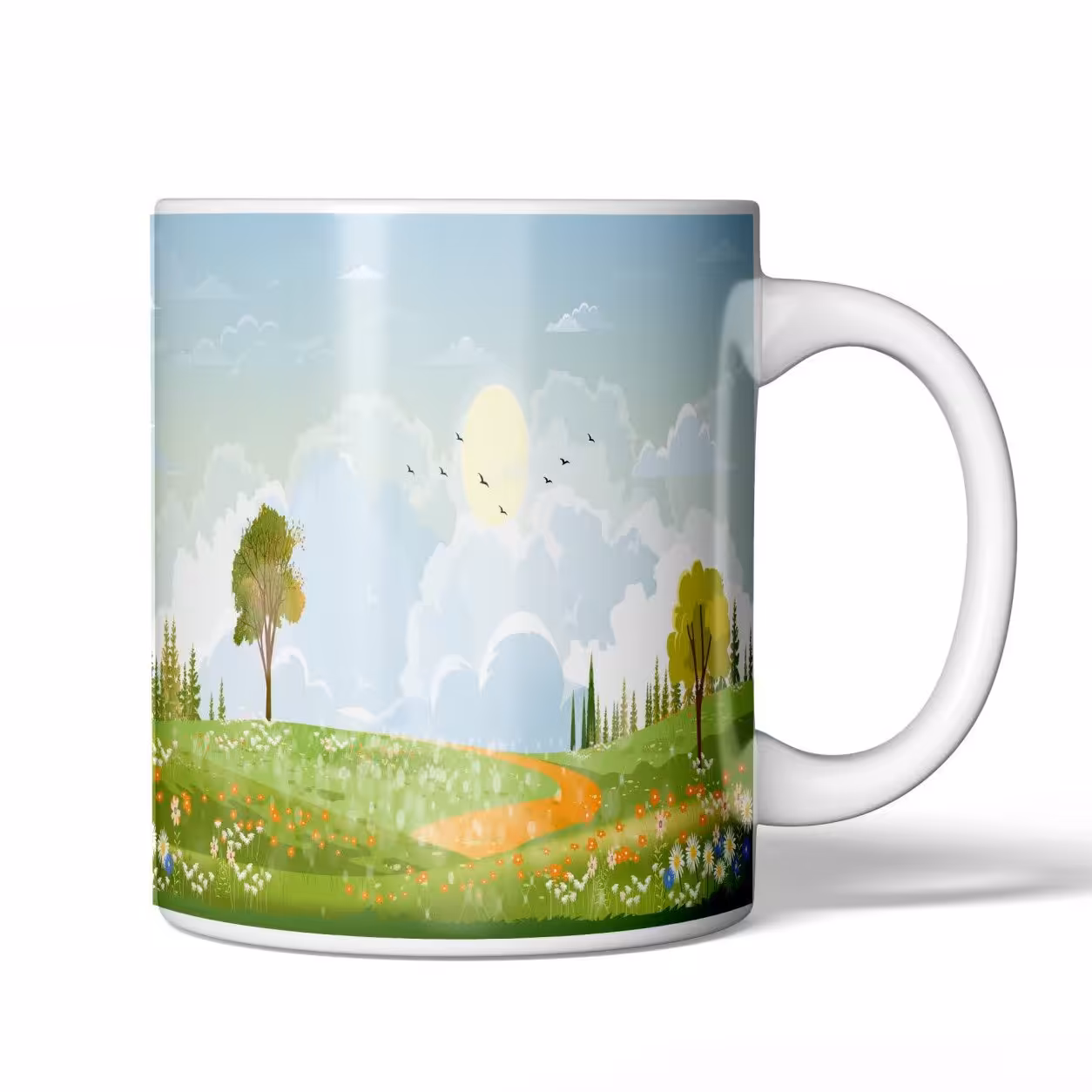 لیوان ماگ سرامیکی مدل طبیعت