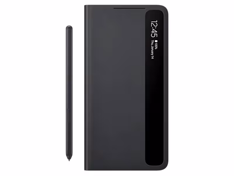 کلیر ویو کاور اورجینال سامسونگ با قلم هوشمند Samsung Smart Clear View Cover With S Pen S21 Ultra