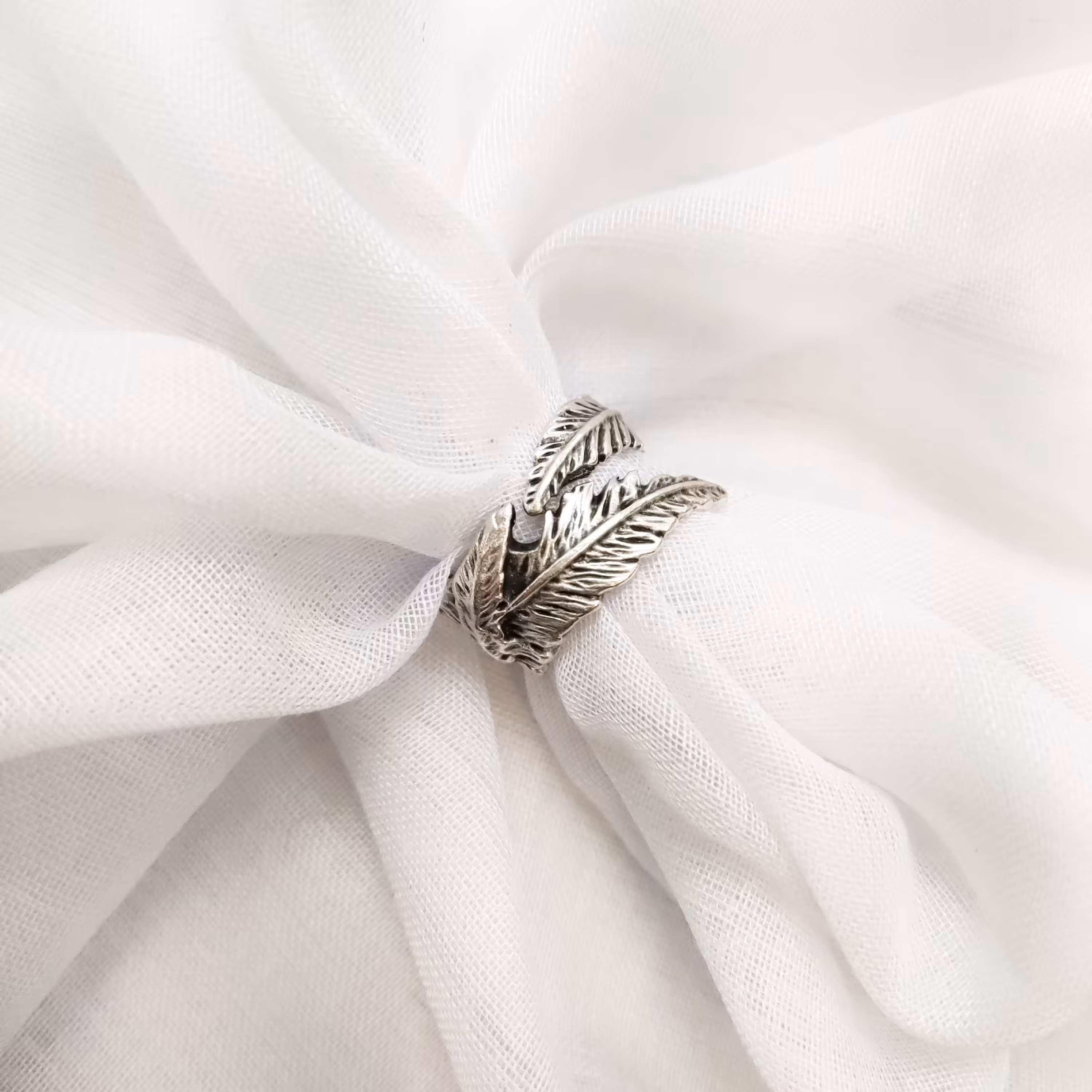 انگشتر ورشو طرح پر، رنگ ثابت 