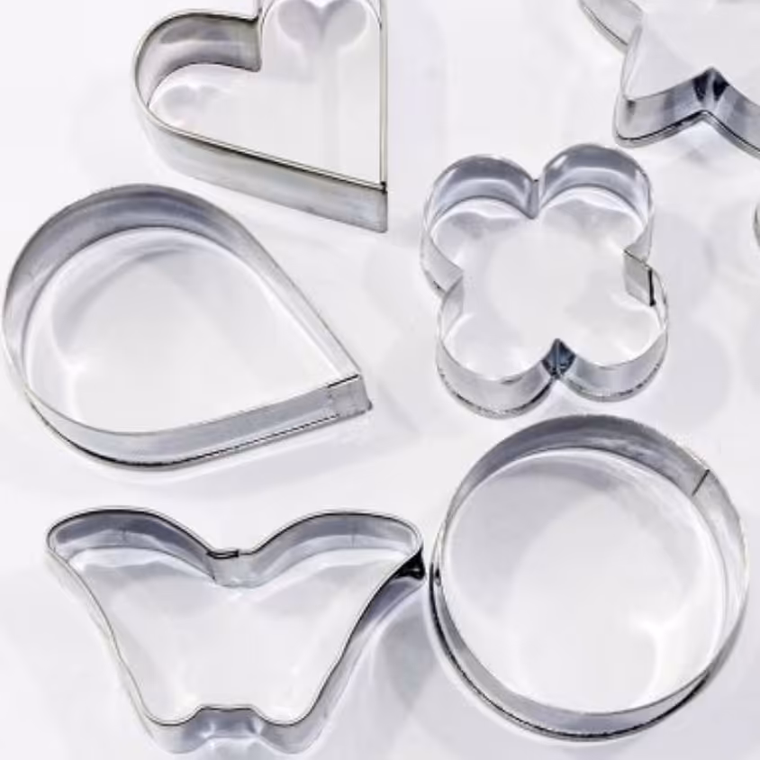 قالب استیل شیرنی دسر و حلوا  سایز بزرگ مناسب انواع شیرنی ودسر وحلوا  (لوازم قنادی)  