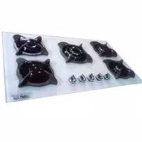 اجاق گاز صفحه ای شیشه سفید مدل پادیسان (باورسان) هزینه ارسال بصورت پس کرایه هست 