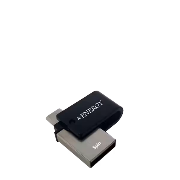 فلش مموری ایکس انرژی مدل SPIN OTG ظرفیت 64 گیگابایت