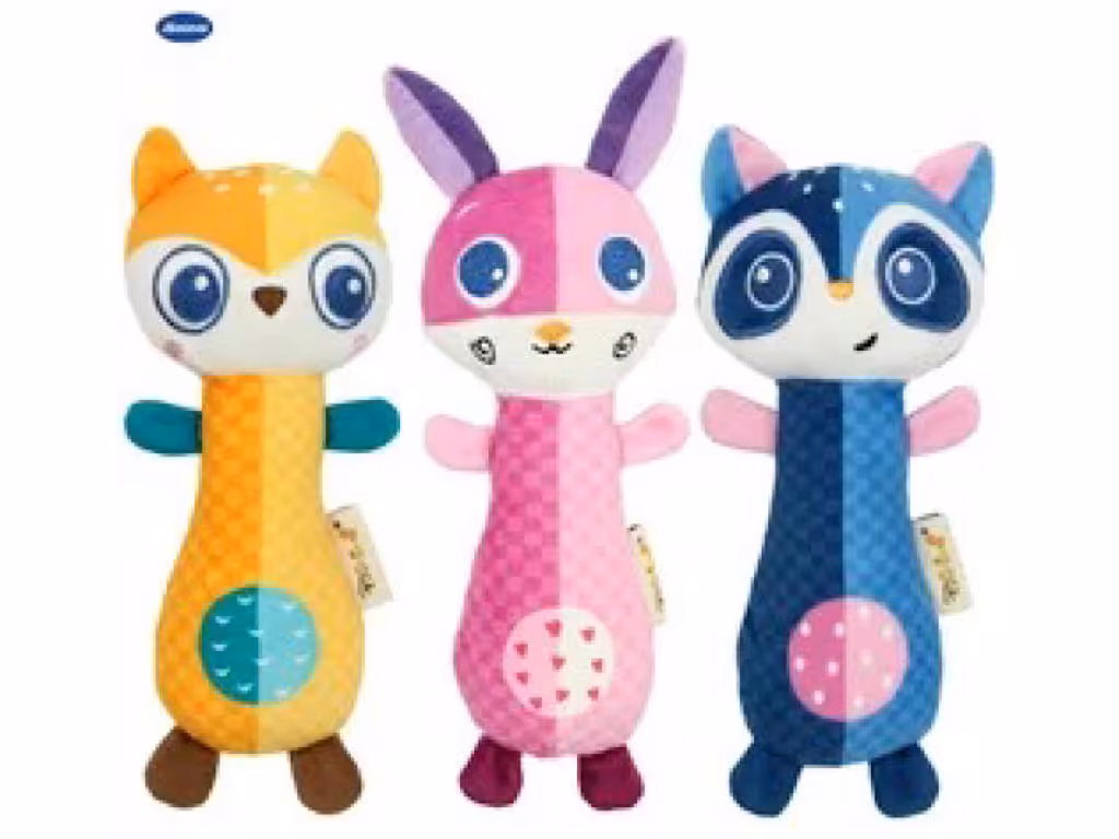 جغجغه سوسیسی پولیشی  سوتی نوزادی طرح حیوانات