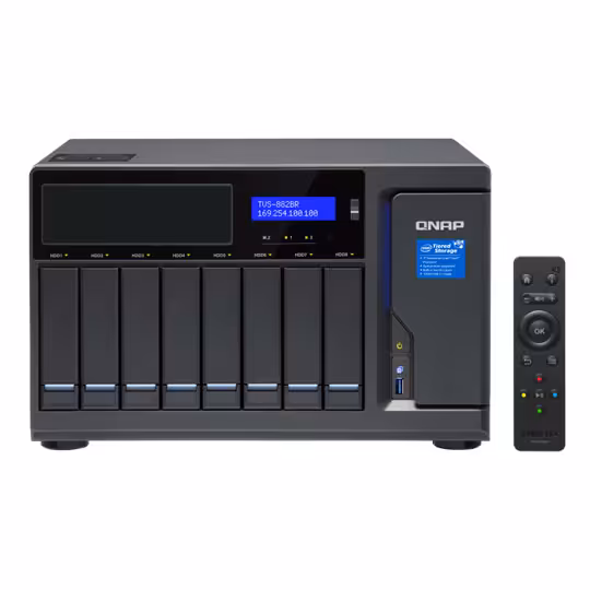 قیمت و خرید ذخيره ساز تحت شبکه کيونپ مدل TVS-882BR-RDX-i7-32G | یاس ارتباط