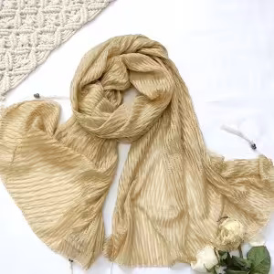شال واکسی نخی منگوله دار قواره 70*170