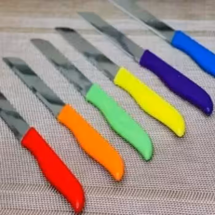 چاقو اره ای دسته رنگی