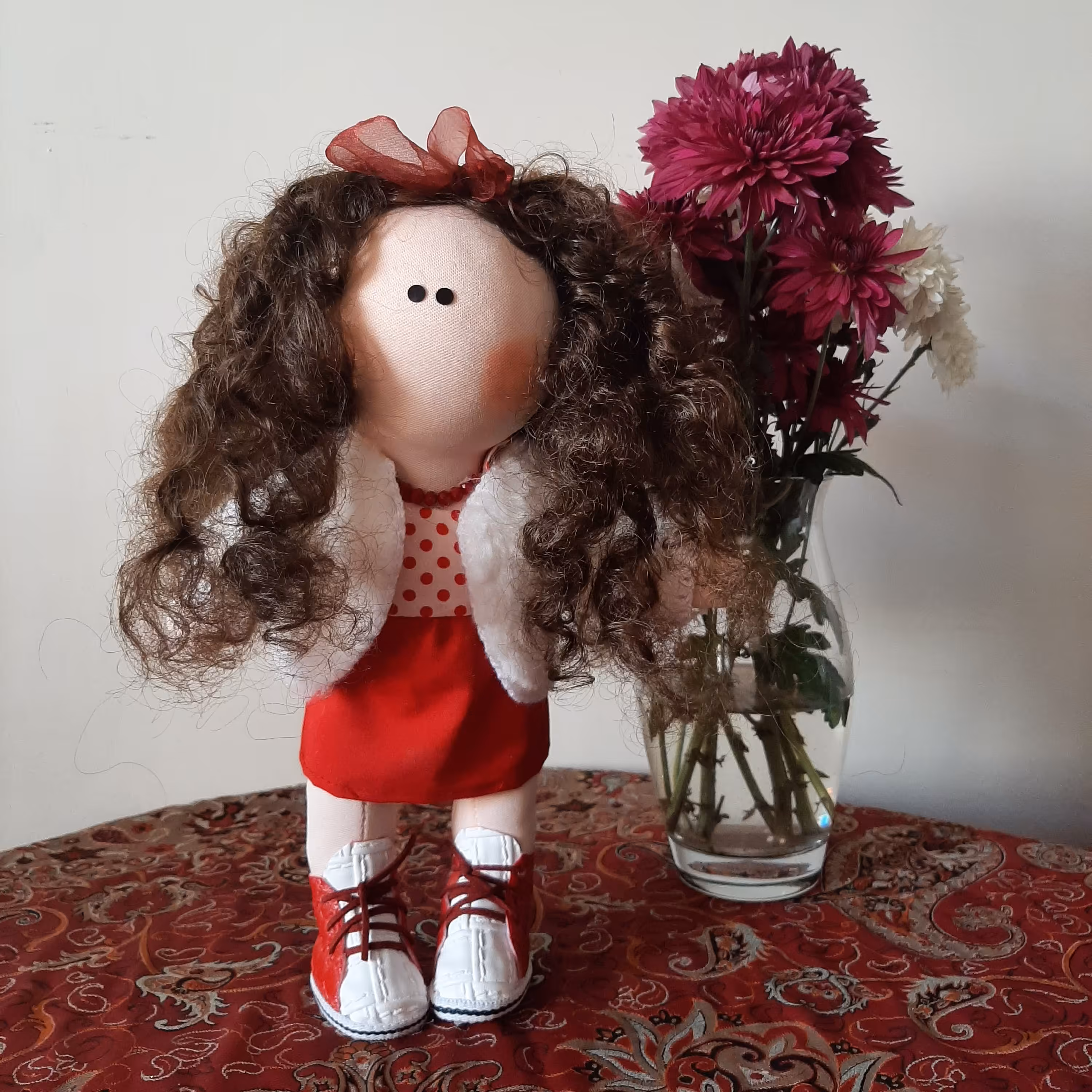 عروسک روسی دختر  مو فرفری من