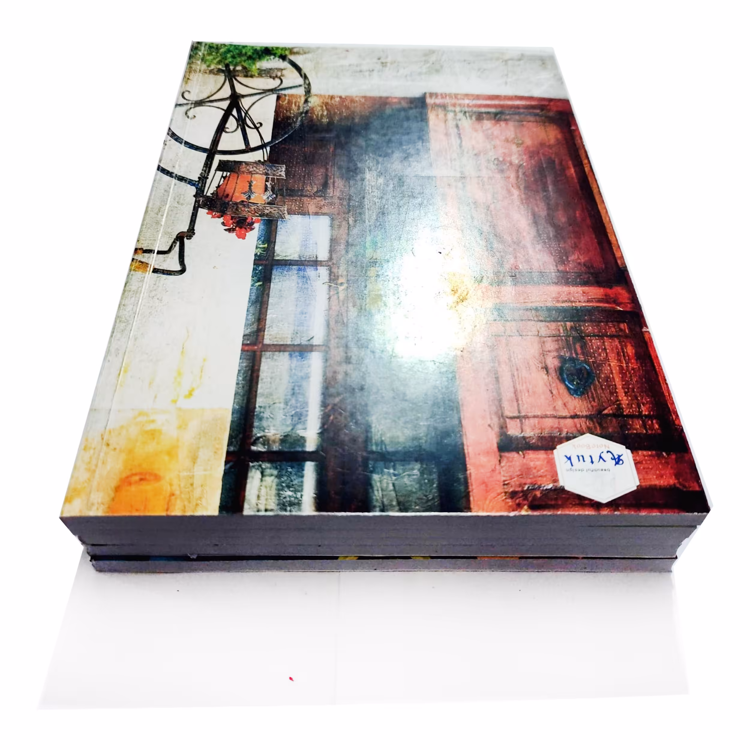 بسته 5 عددی دفتر 80 برگ ته چسب دار  آیتوک