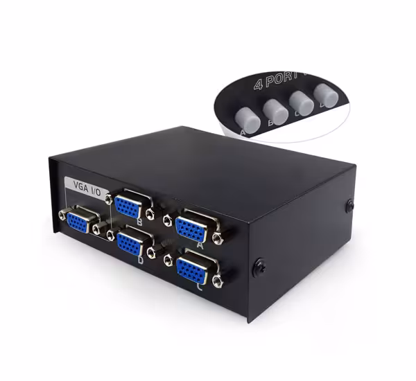 دیتاسوئیچ چهار پورت VGA وی نت