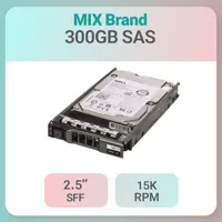 هارد سرور  300GB SAS 15K  استوک
