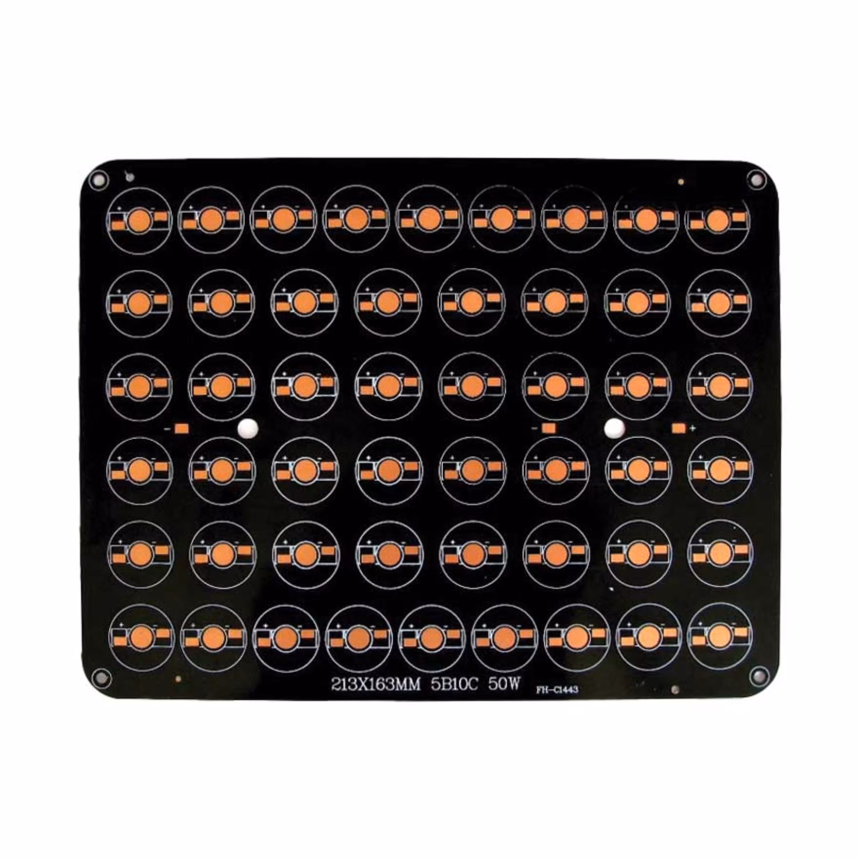 PCB پروژکتوری 50 وات پی سی بی مربعی 50 وات پاور ال ای دی PCB POWER LED 50W