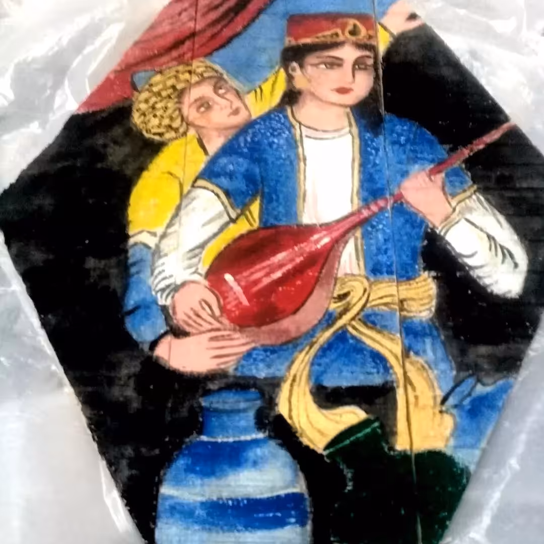 طرح نقاشی روی چوب