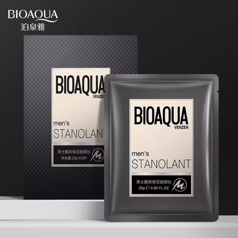 ماسک صورت ورقه ای آقایان مدل استانولات بیوآکوا