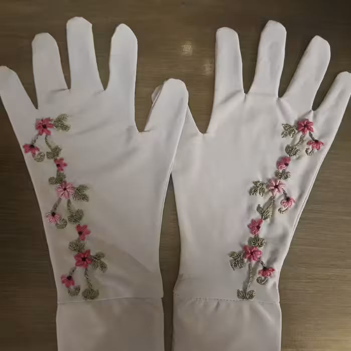 دستکش ریون گلدوزی