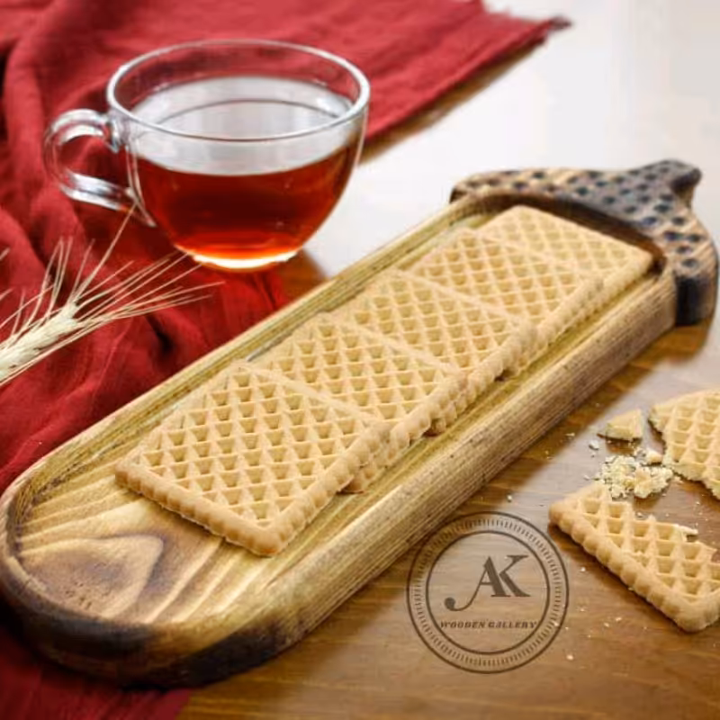 ظرف چوبی طرح بلوط