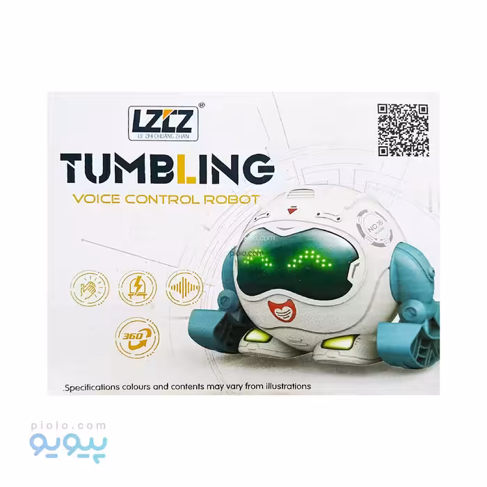 ربات سخنگو مدل Tumbling Voice Control Robot تک و عمده