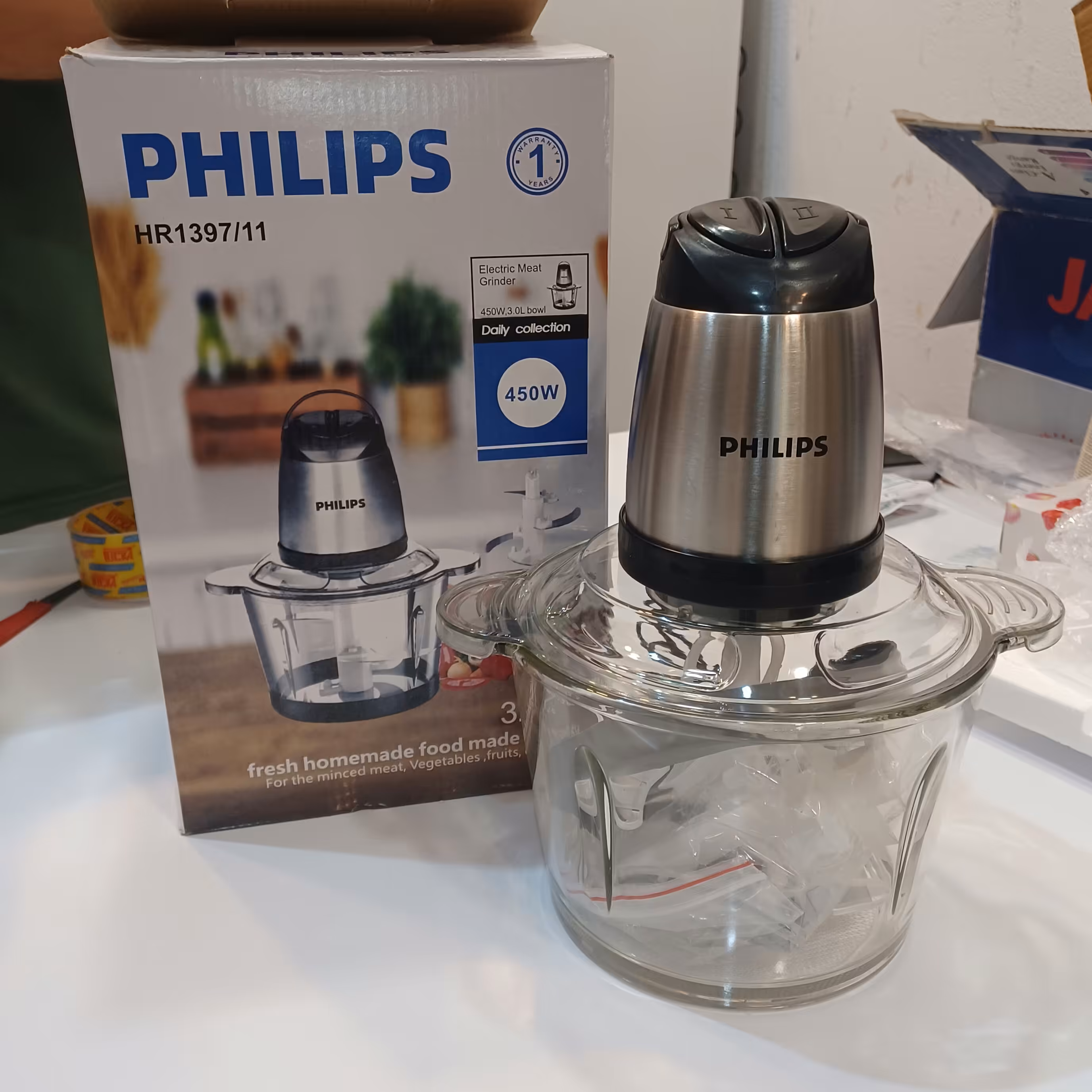 خردکن 3لیتر پیرکس برند فیلیپس با کیفیت بال