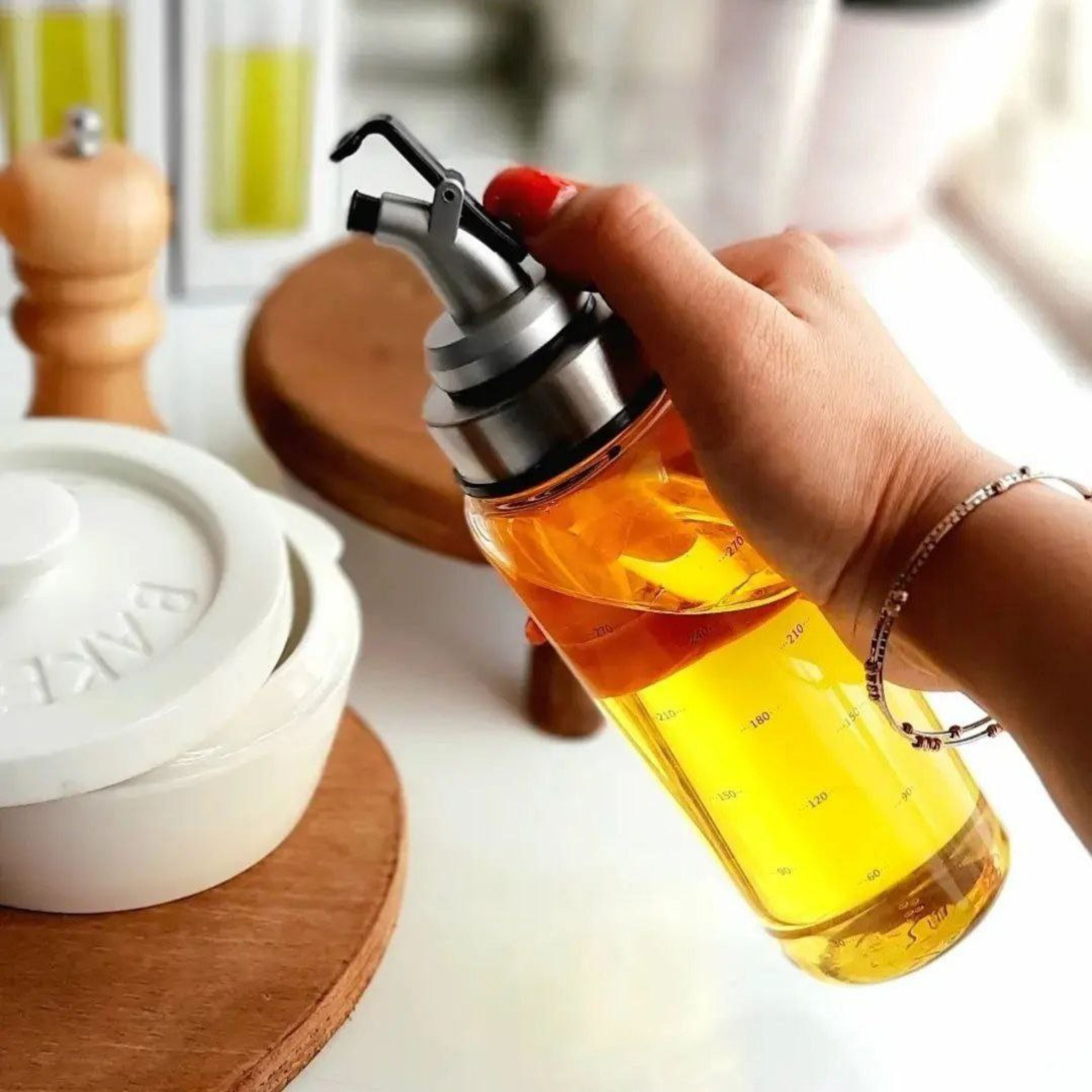 بطری روغن ریز پیرکس 500 میل
