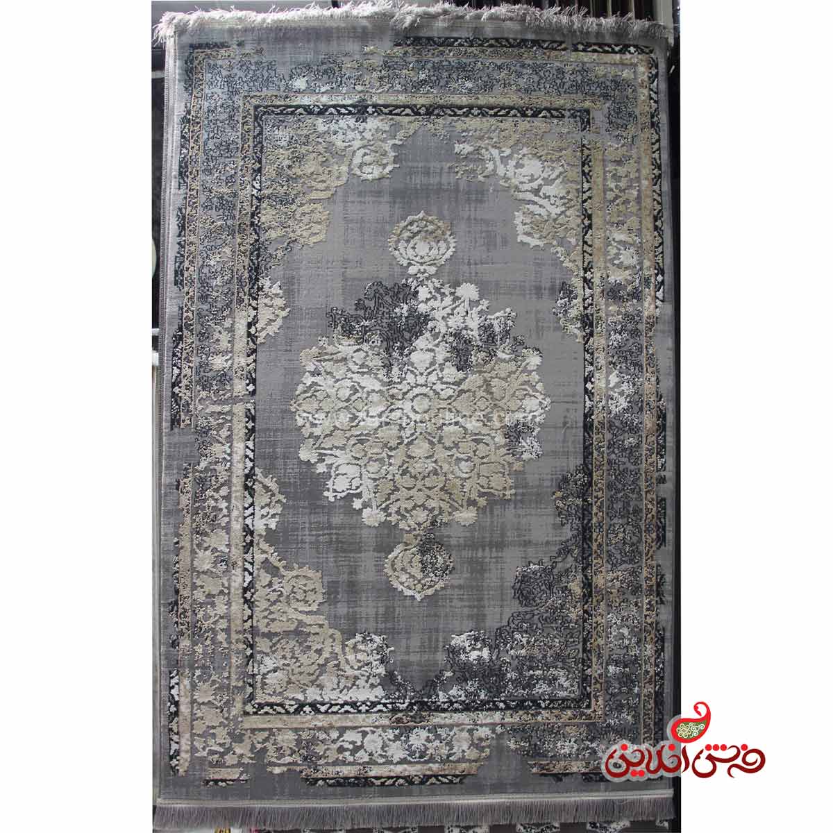 فرش ماشینی وینتیج شاهکار شفق تبریز کد 19227
