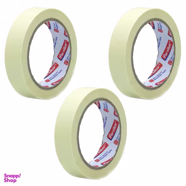 چسب کاغذی پارسیکار مدل JM3024 عرض 2.4 سانتی متر بسته 3 عددی