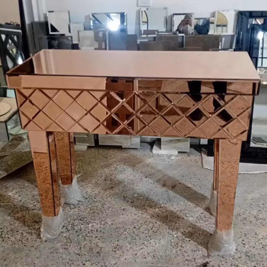 کنسول آینه ای طرح لوزی هزینه ارسال بصورت پس کرایه میباشد