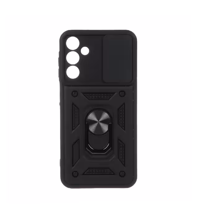 قاب گوشی سامسونگ گلکسی A15 مدل بتمن محافظ لنزدار کشویی - مشکی