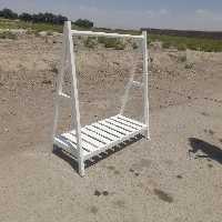 رگال لباس چوبی کودک رنگ سفید 