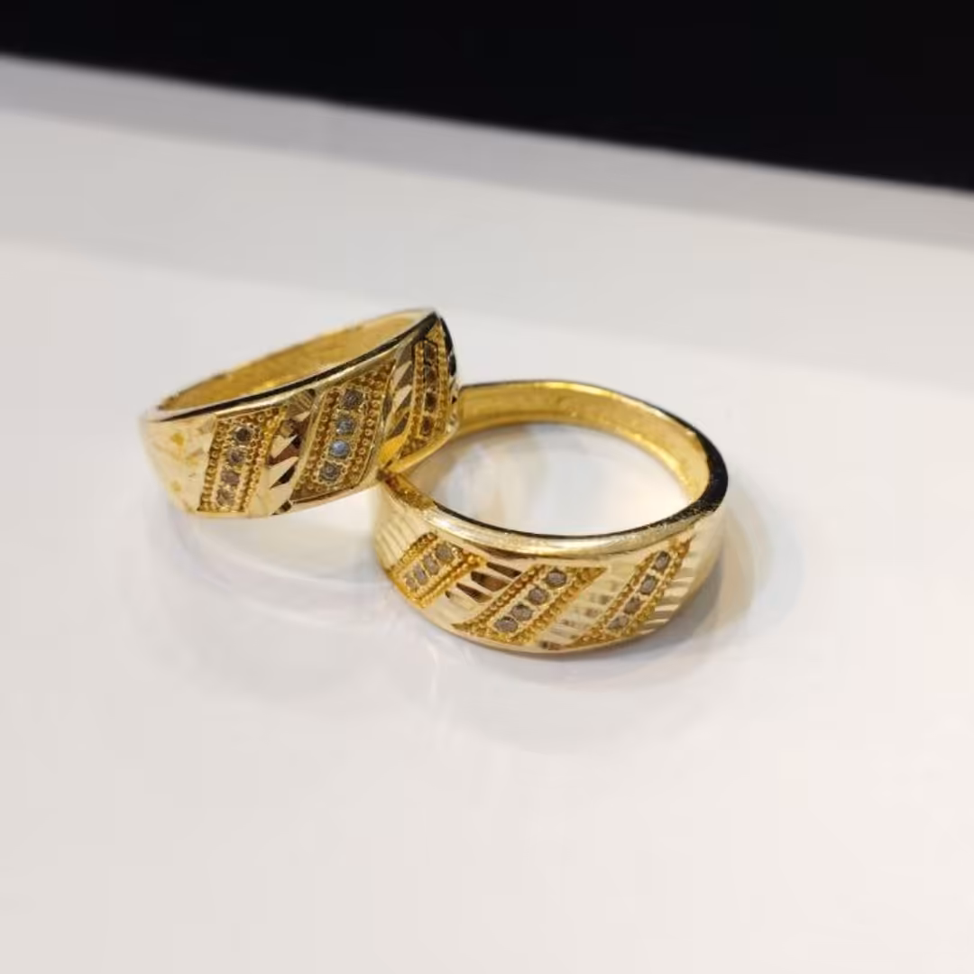 حلقه طلا ست زنانه مردانه