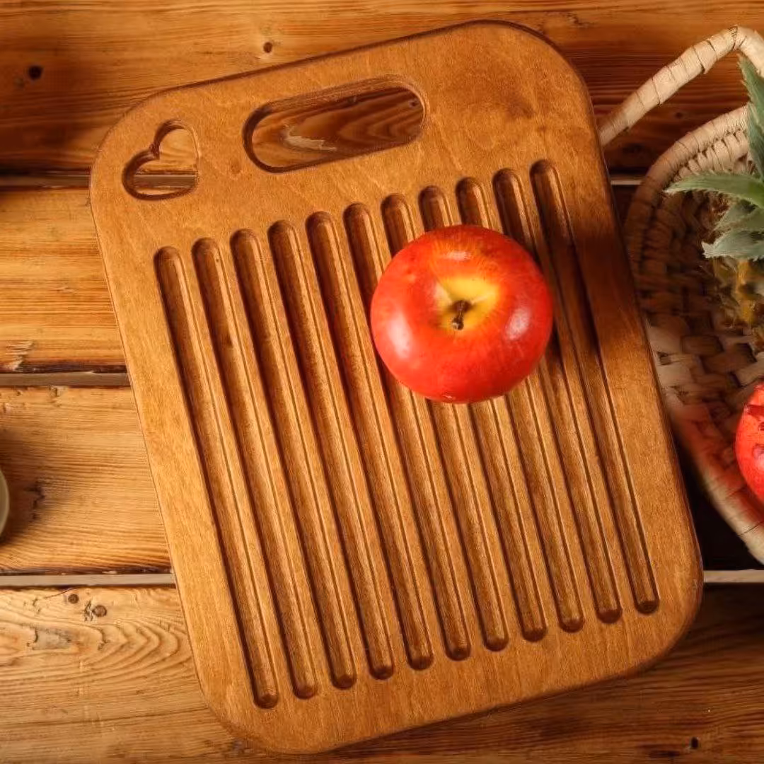 مزه خوری چوبی و اردوخوری  چوبی تخته سرو چوبی شیار دار