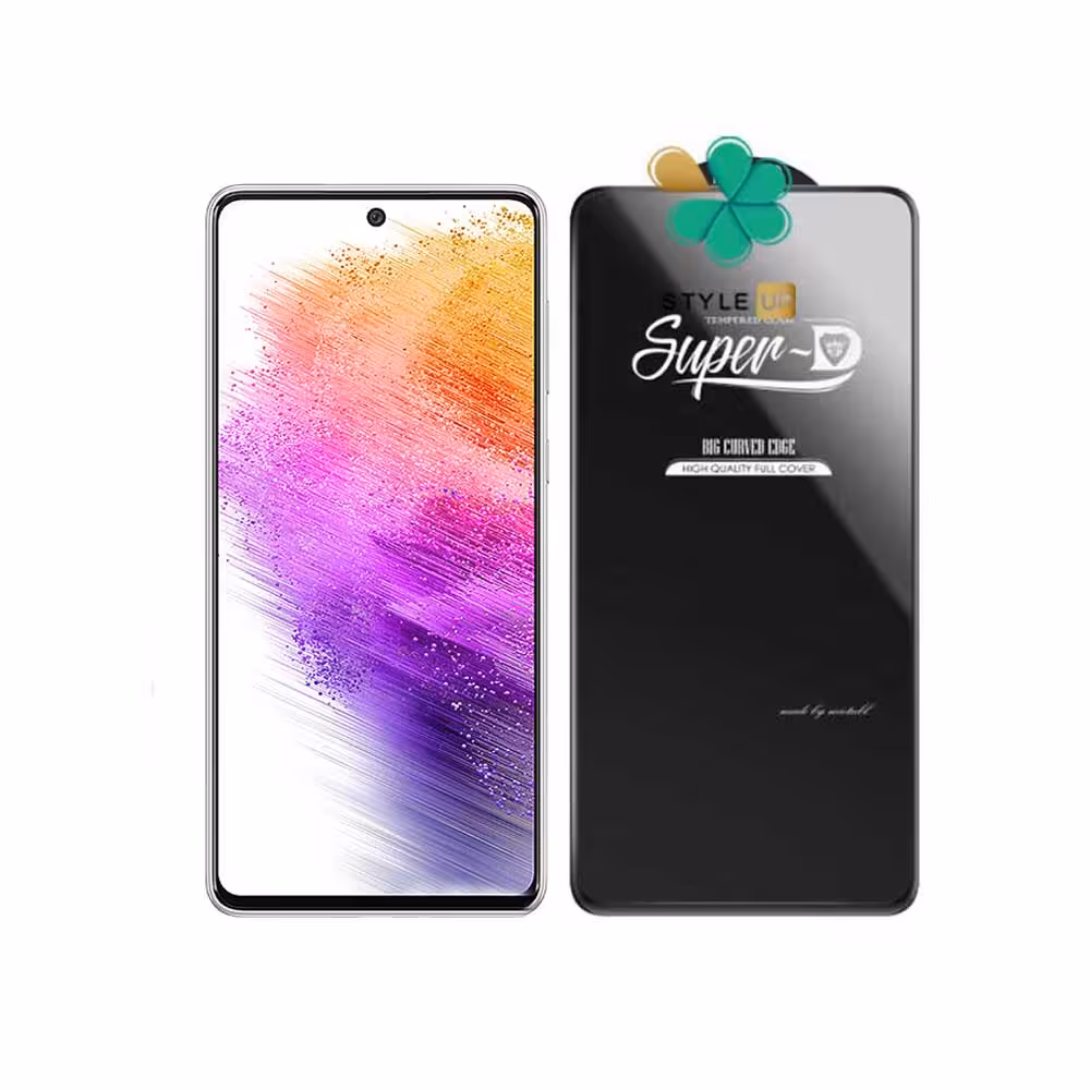 گلس گوشی سامسونگ Samsung A73 5G تمام صفحه Super D