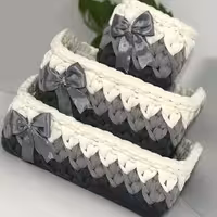 باکس تریکو مستطیل مدل کجراه دسته دار   کفی چوبی دو تکه 