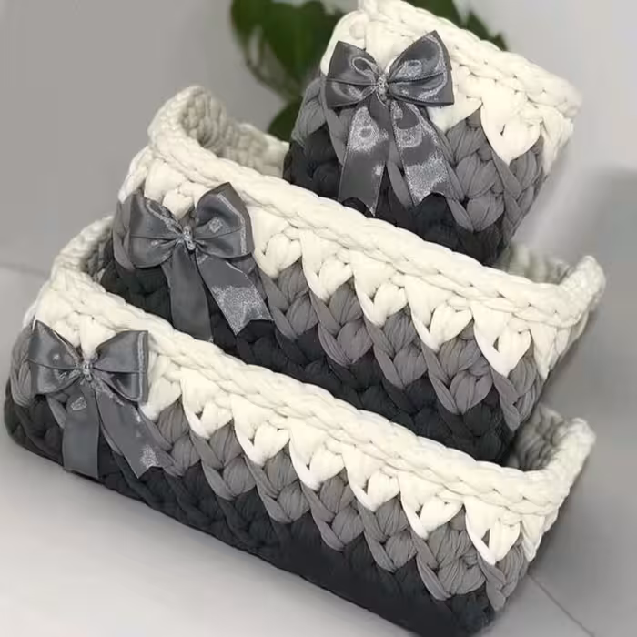 باکس تریکو مستطیل مدل کجراه دسته دار   کفی چوبی دو تکه 